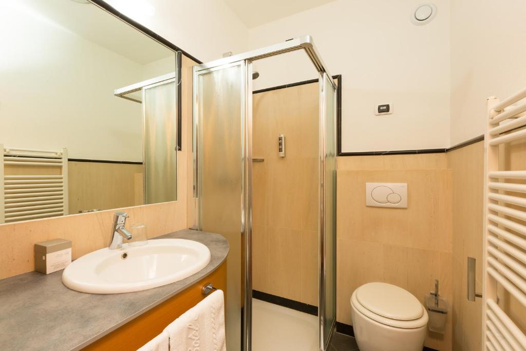Koupelna v ubytování Hotel Touring