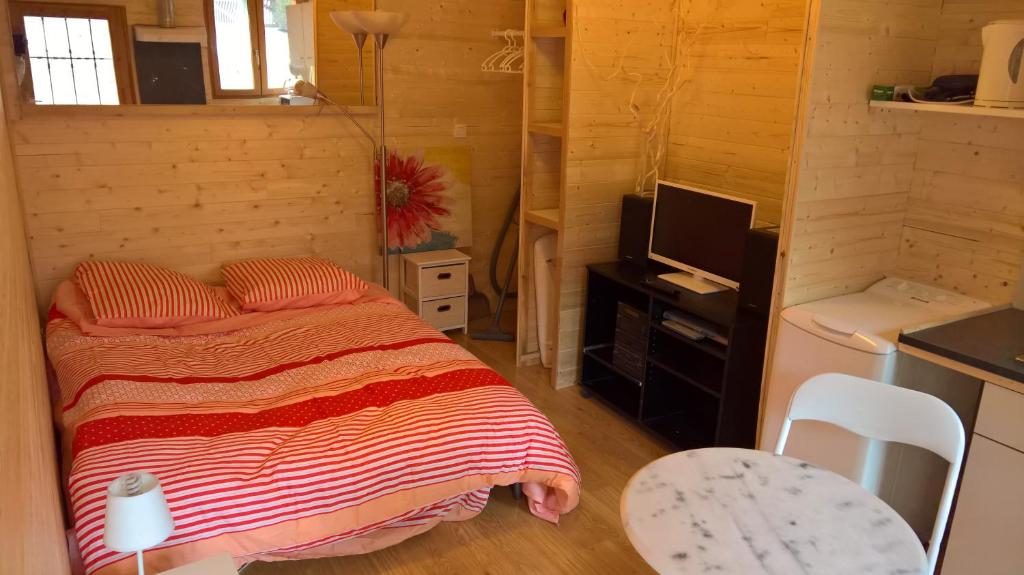 Gîtes Le Panorama - Studio Met Uitzicht Op De Bergen