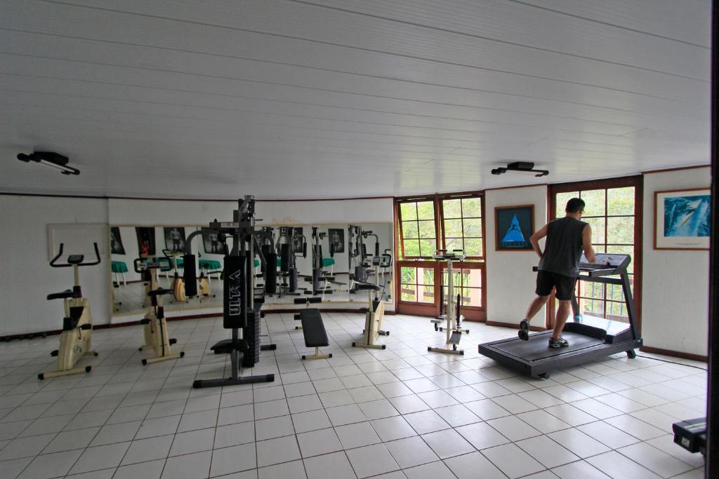 Fitness centrum a/nebo fitness zařízení v ubytování Portal Lençóis
