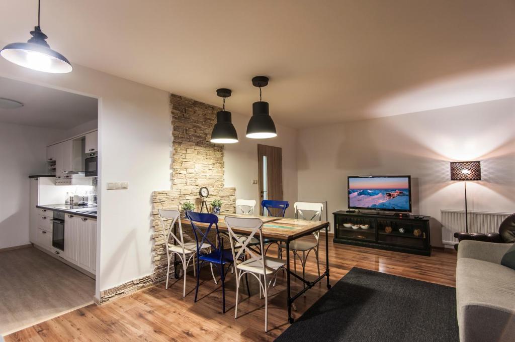 A kitchen or kitchenette at Ski apartmán CHOPOK JASNA