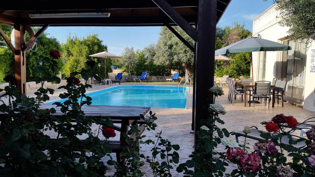 Bazén v ubytování Jaime Villa Cyprus nebo v jeho okolí