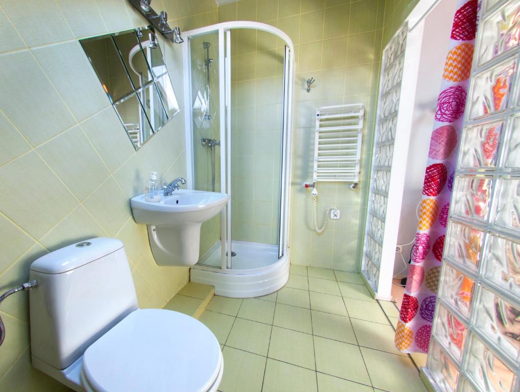 Kúpeľňa v ubytovaní Wilanowska Hostel