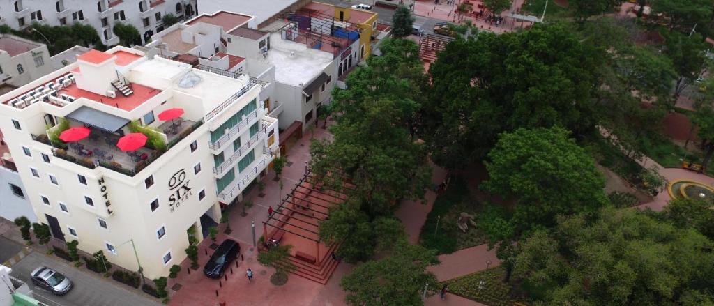 Letecký snímek ubytování Six Hotel Guadalajara Expiatorio