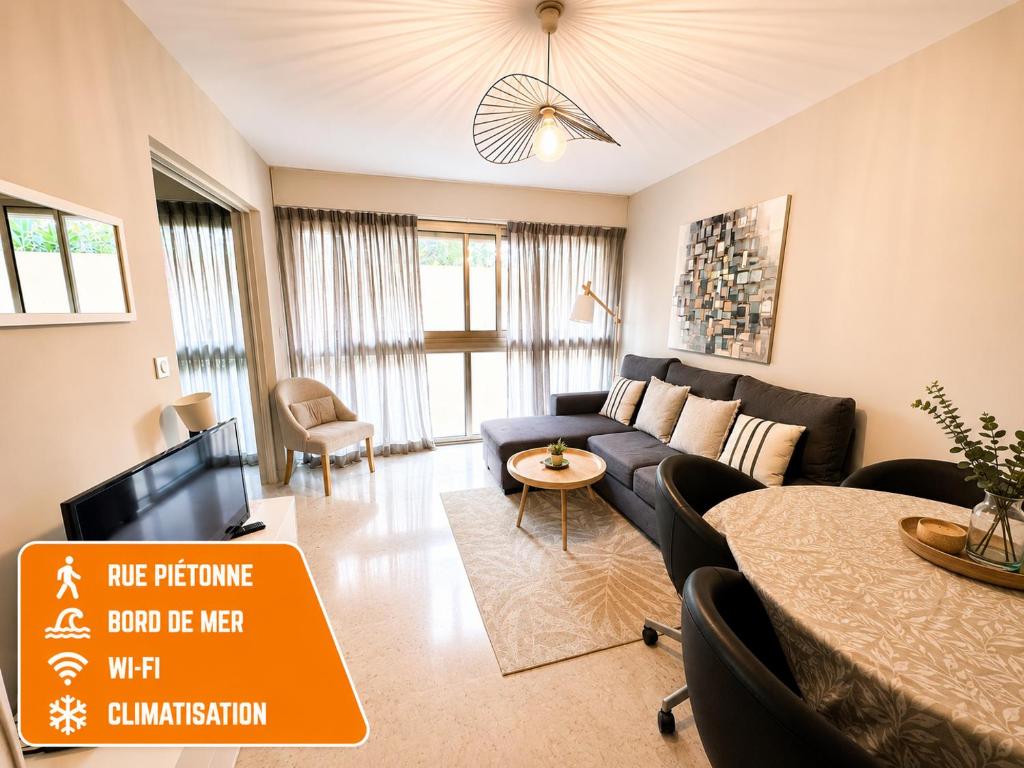 Appartement en bord de mer - Nice zone piétonne