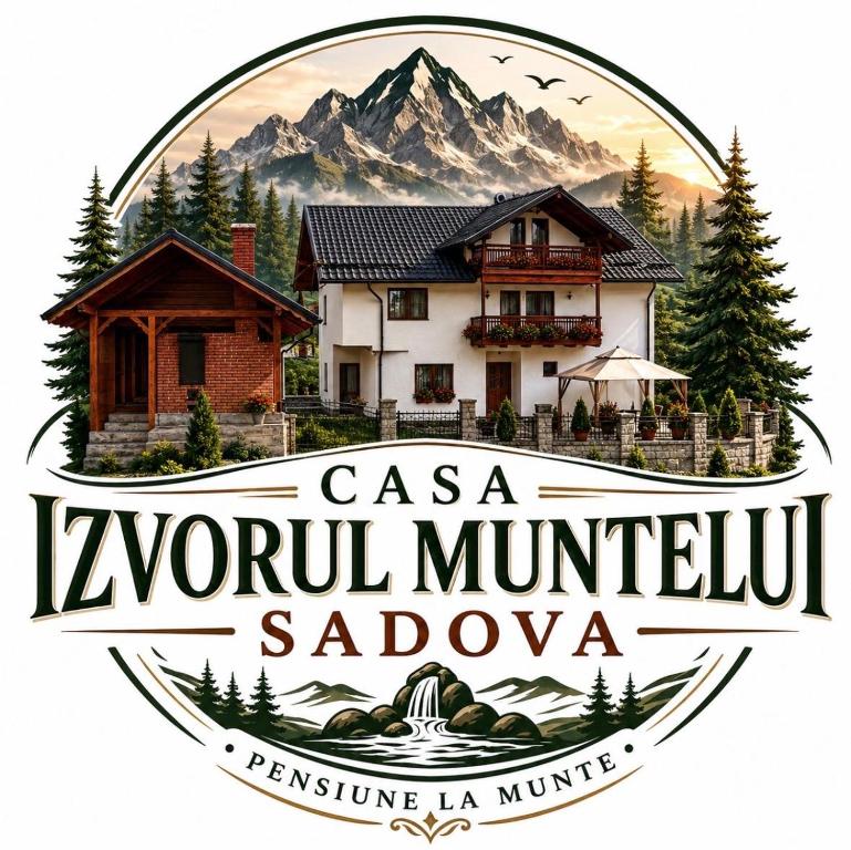 a logo for a csa kiwiu mountain saoda at Casa Izvorul Muntelui in Sadova