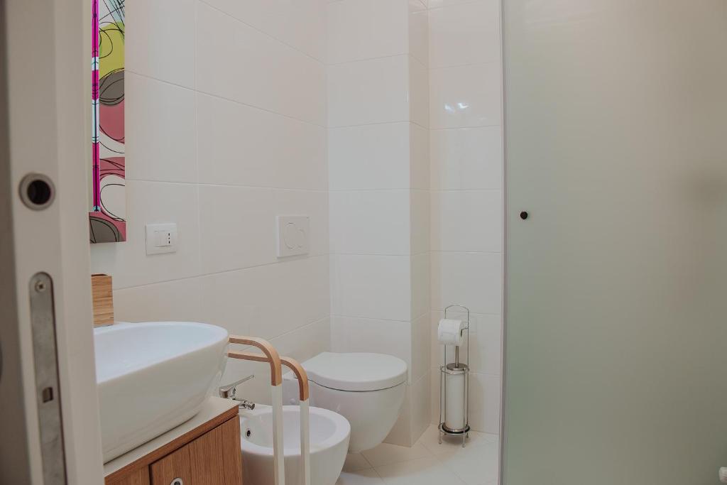 Koupelna v ubytování New Suite Lecce