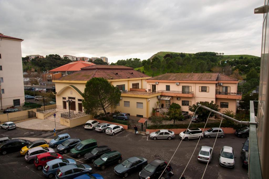 The building in which a panziókat is located