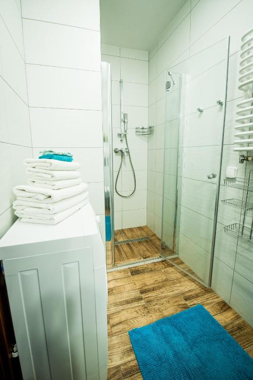 Kúpeľňa v ubytovaní Apartamenty pod Orłem - Rezydencja do Skoczni