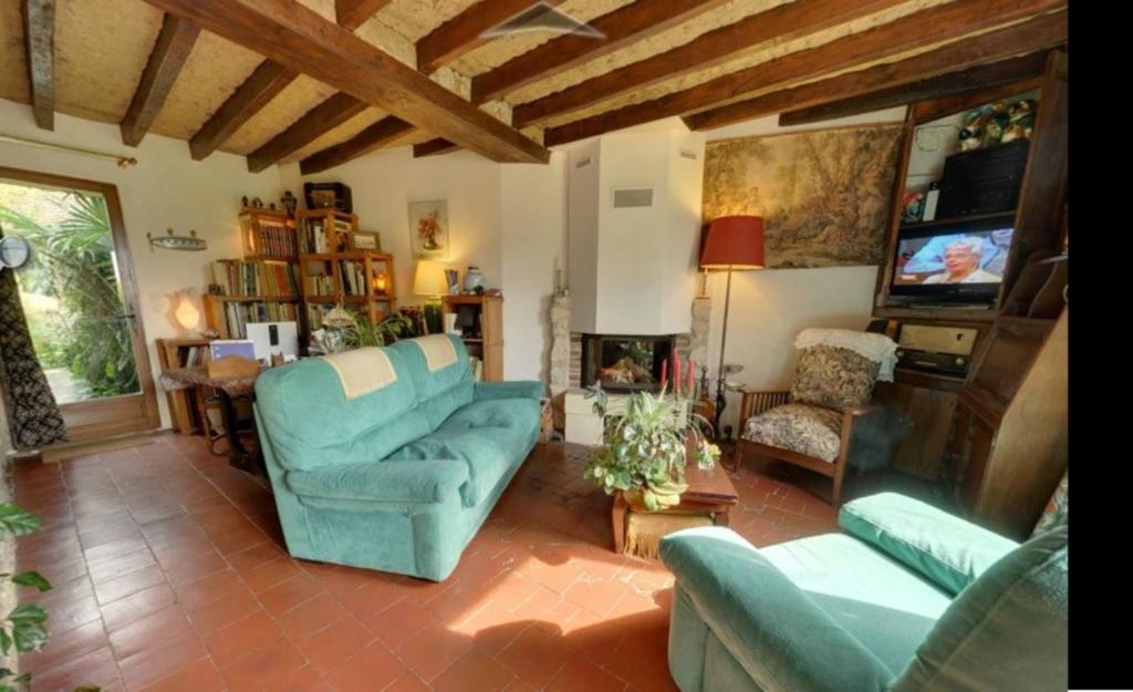 Posezení v ubytování Gîte de La Galaisière
