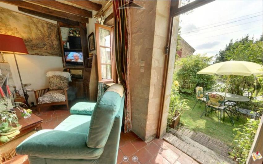 Zahrada ubytování Gîte de La Galaisière