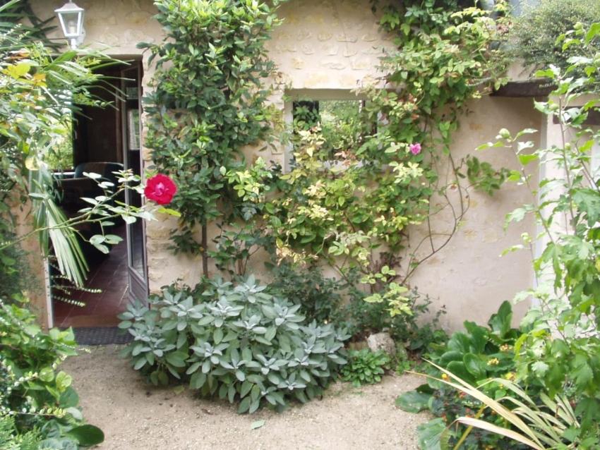 Zahrada ubytování Gîte de La Galaisière
