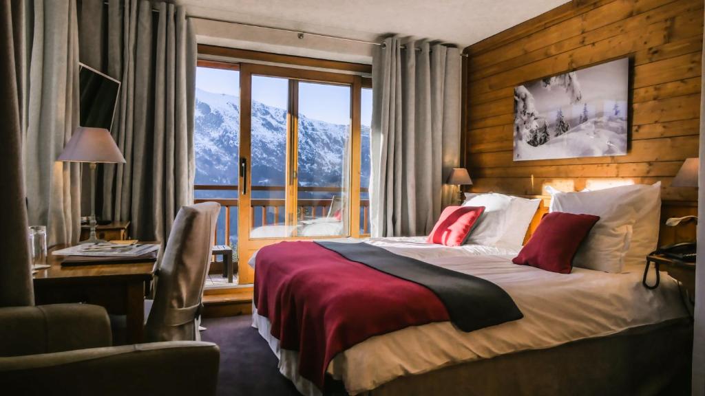 Postel nebo postele na pokoji v ubytování Hotel & Spa Merilys