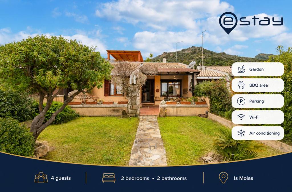 a sign in front of a house at Estay - Villa Mirto - BBQ - AirCon - Parking in Pula