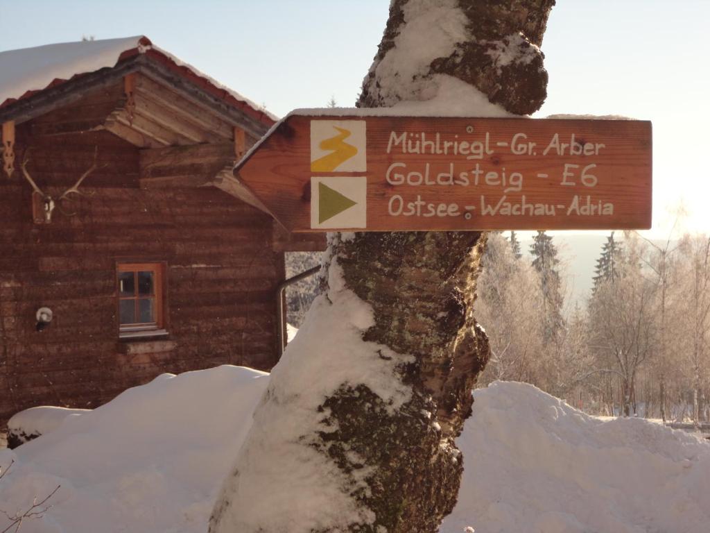 Jägerhäusl v zimě