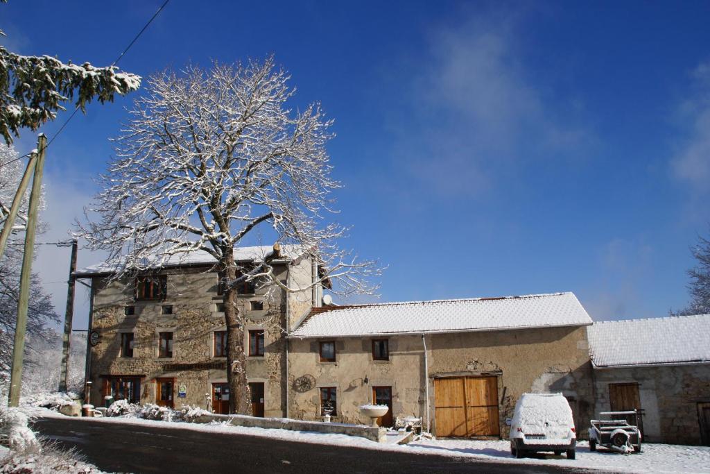 Auberge du Précontent v zimě