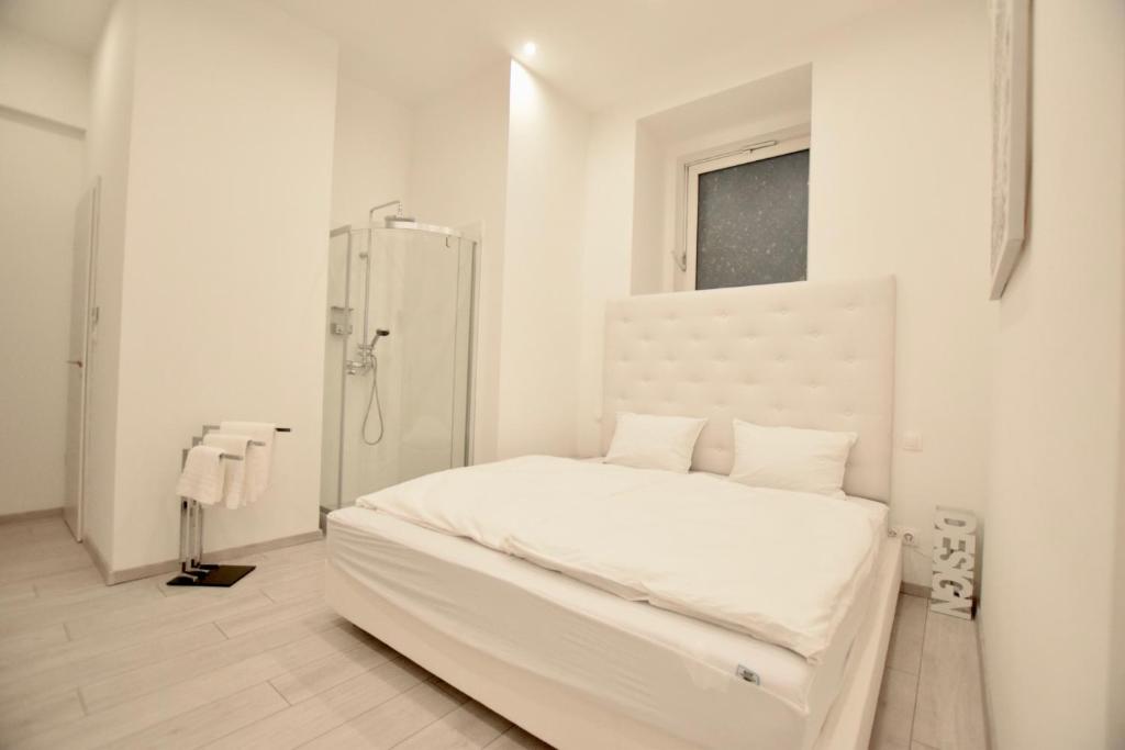 Koupelna v ubytování Binder-Home Stylish Studios Budapest/Parliament