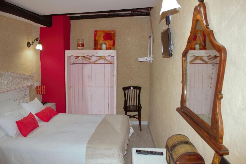 Cama o camas de una habitación en Casa Angel