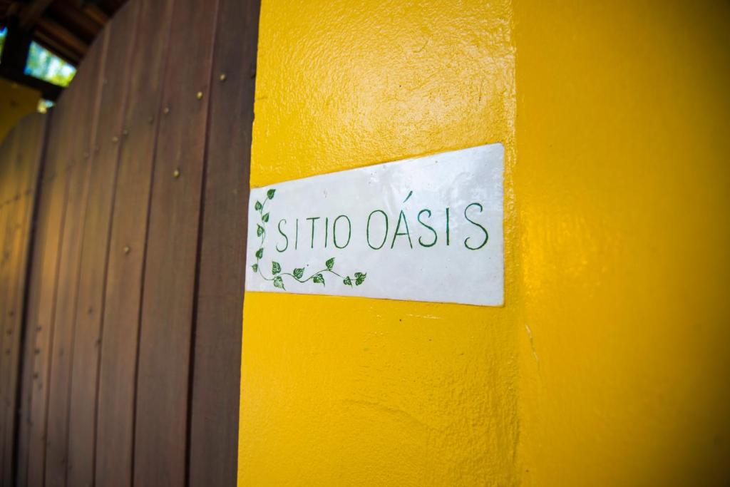 Majutusasutuses Sitio Oasis olev sertifikaat, autasu, silt või muu dokument