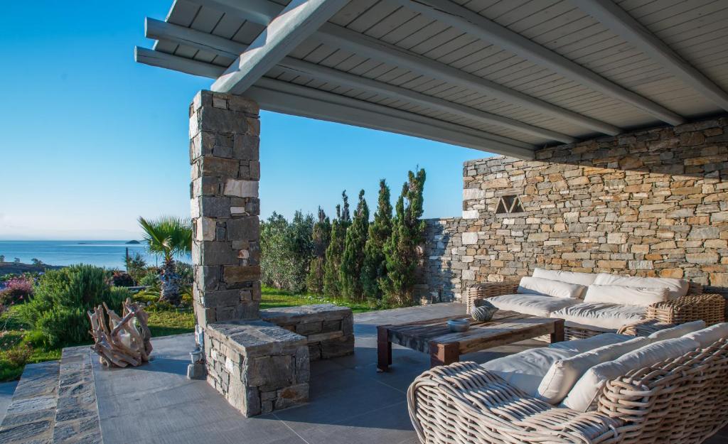 Posedenie v ubytovaní Aelia Hospitality Paros
