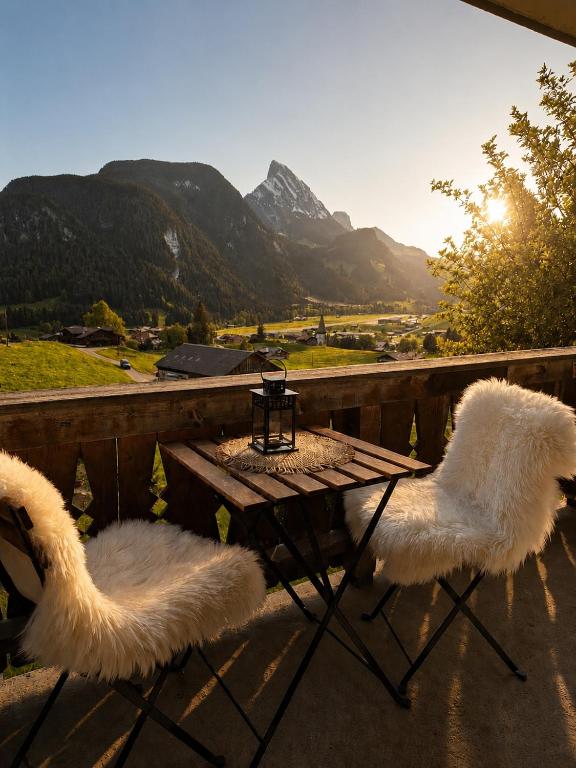 Cozy alpine retreat with mountain view Gstaad