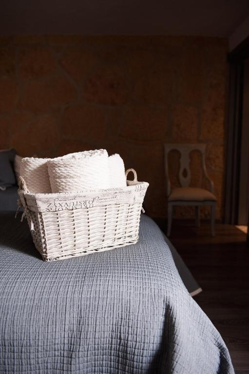 Postel nebo postele na pokoji v ubytování Hotel MasClara