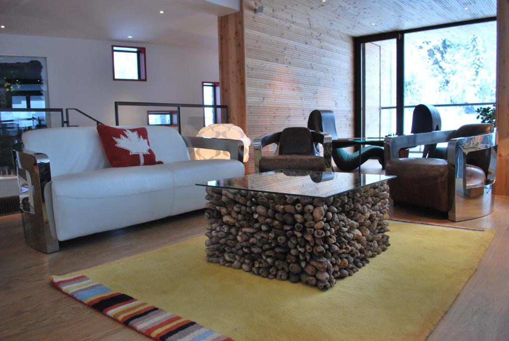 Posezení v ubytování Mineral Lodge & Spa