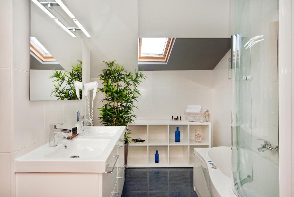 Koupelna v ubytování HOTEL SANT PERE ll HSPII