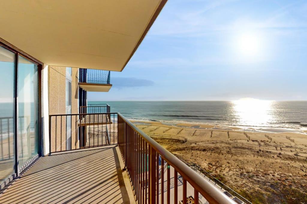 a balcony with a view of the beach at Sea Colony - 702 Dover House Rd. in Bethany Beach