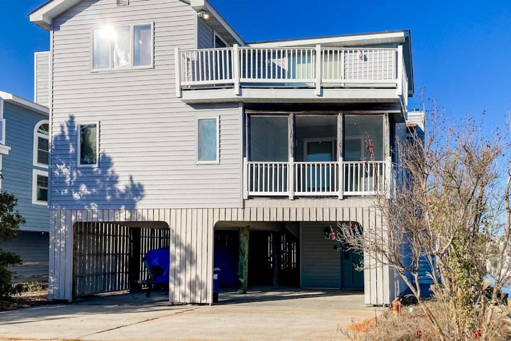 a large house with a balcony on top of it at South Bethany --- 301 W 2nd St in Bethany Beach