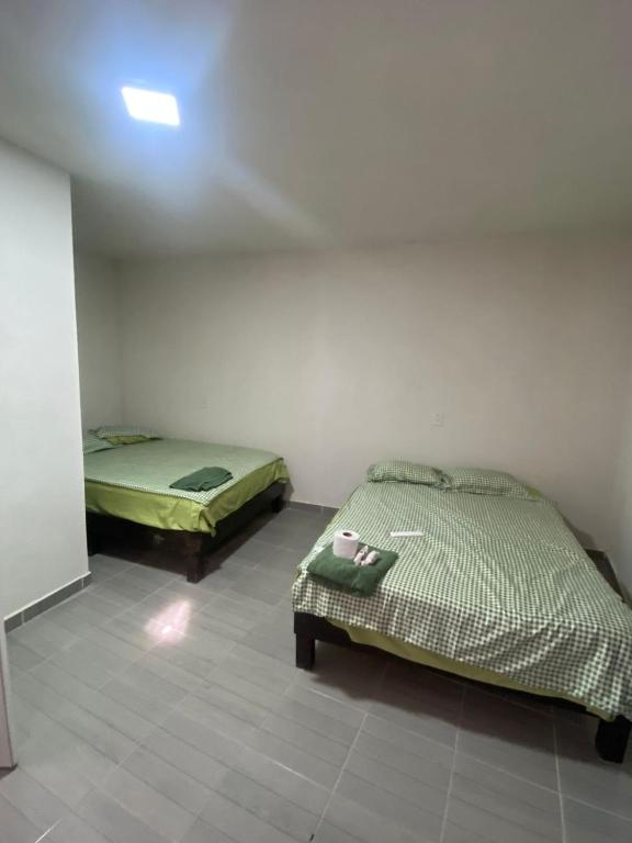 a bedroom with two beds in a room at Casa alexander 4 in Acapulco