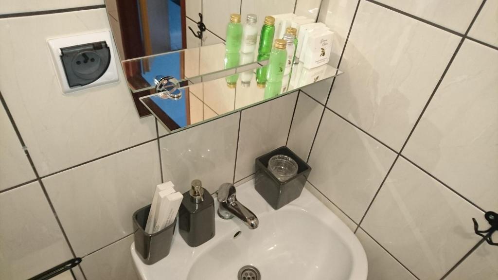 Kúpeľňa v ubytovaní Gościniec Lizawka