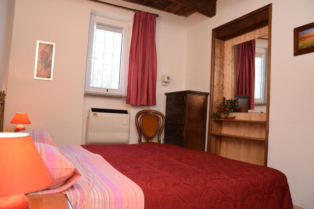 Katil atau katil-katil dalam bilik di Casa Galoppa