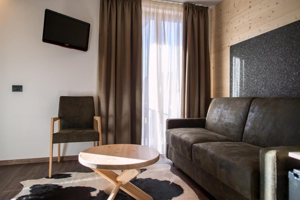 Posezení v ubytování Hotel Al Cervo