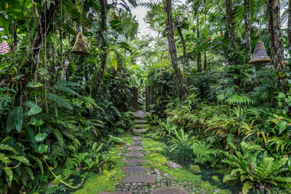 Zahrada ubytování Heaven in Bali