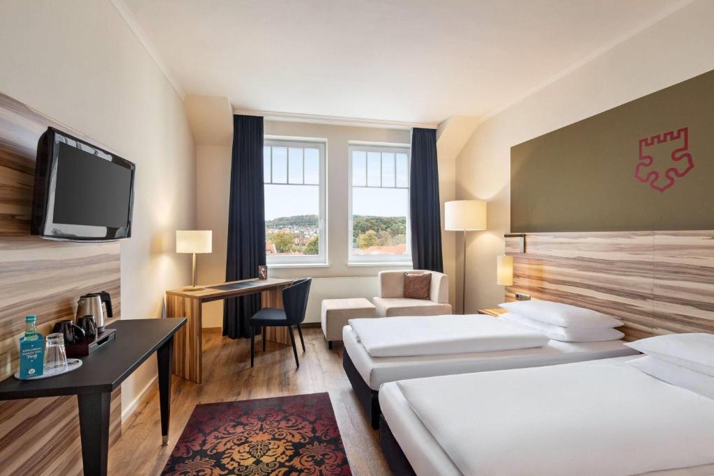 Vienna House by Wyndham Thüringer Hof Eisenach - Chambre Double Ou Lits Jumeaux De Luxe