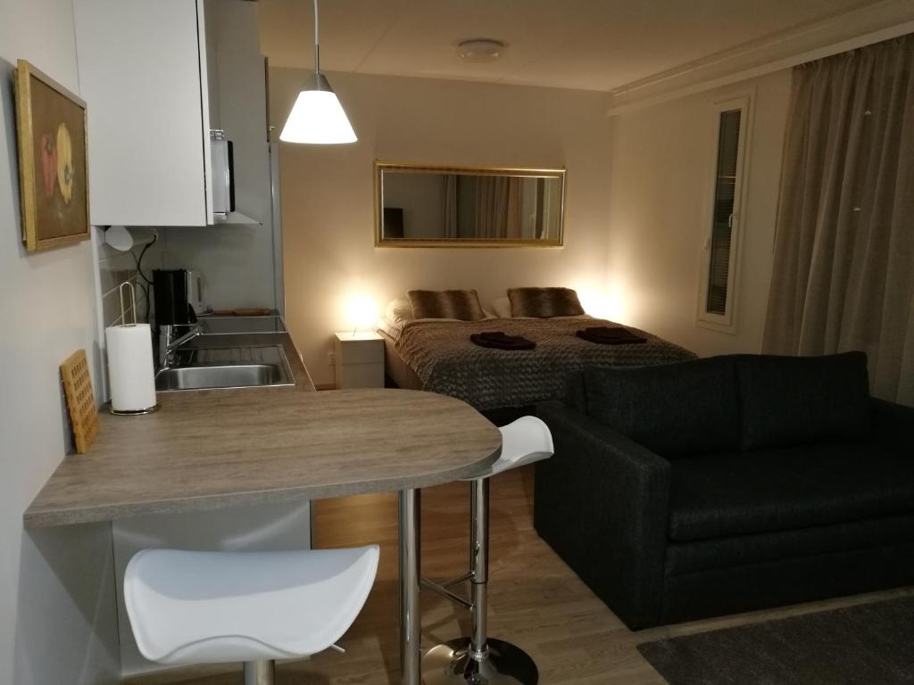 RovaVisit Apartments Siljo - Deluxe Studio Mit Kingsize-Bett