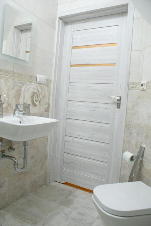 Kúpeľňa v ubytovaní Apartament Słoneczny Koscielisko