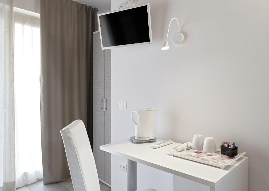 TV a/nebo společenská místnost v ubytování B&B Agorà
