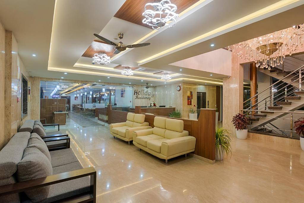 Posezení v ubytování Holiday Residency Coimbatore