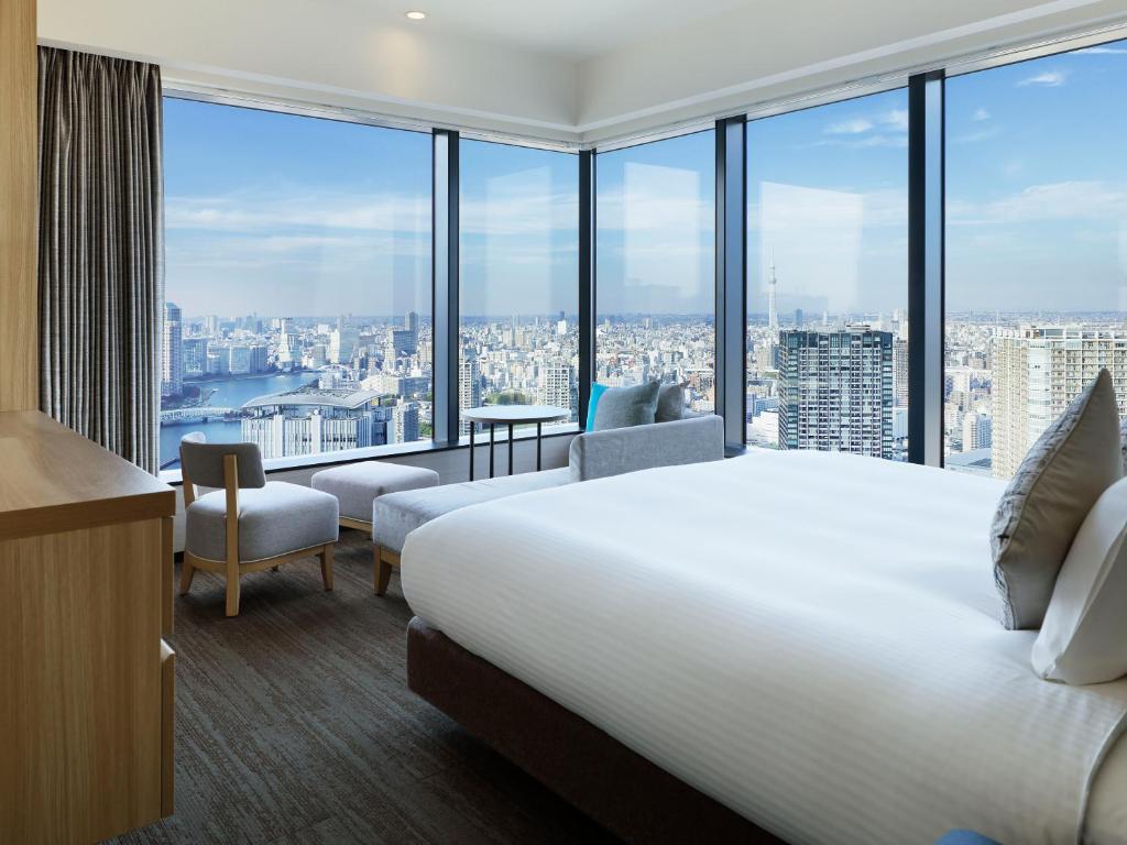 Chambre Lit King-Size Deluxe d'Angle avec Baignoire avec Vue - Non-Fumeurs