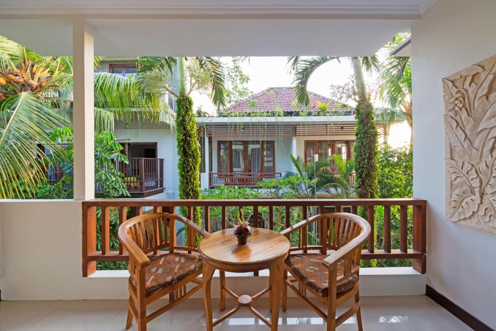 Balkón nebo terasa v ubytování Sandat Bali Ubud