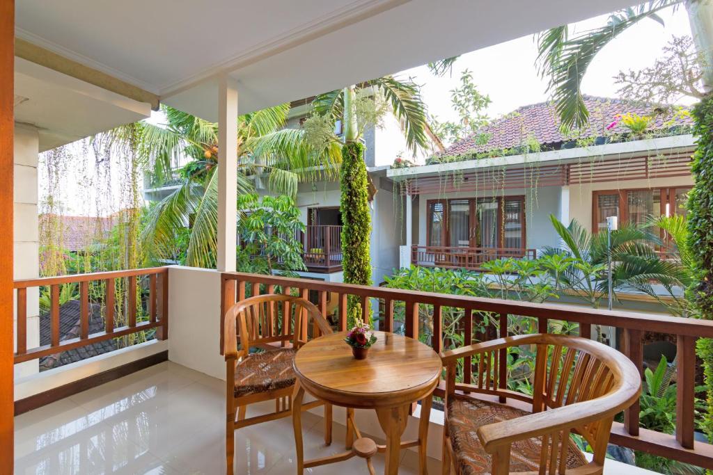 Balkón nebo terasa v ubytování Sandat Bali Ubud