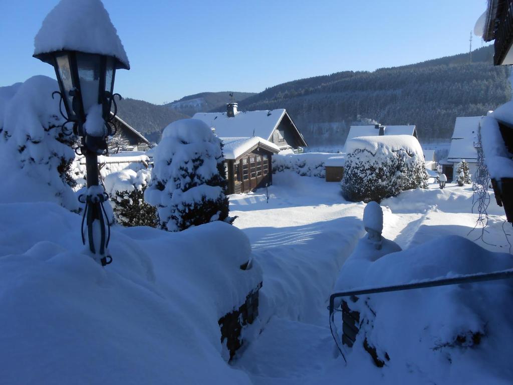 Pension Sonnenblick v zimě