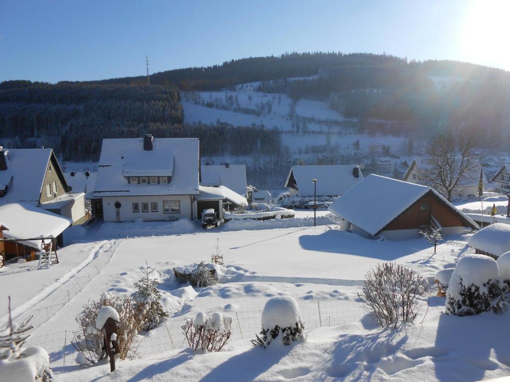 Pension Sonnenblick v zimě