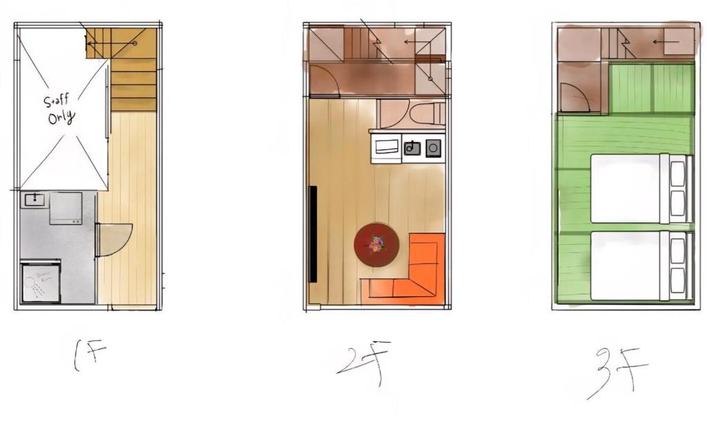 Kaminari Gate Private house 1 minute from the station Private house in the center of Asakusa Direct train to Shibuya station