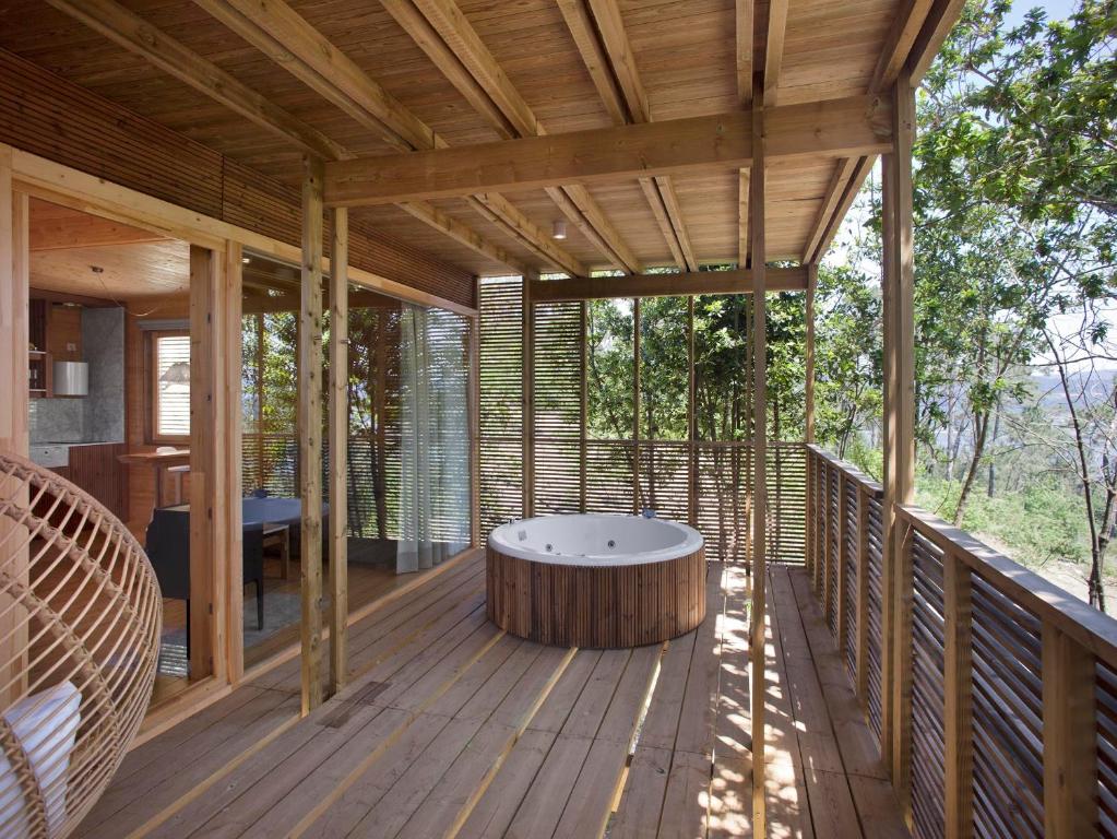 Cabañas con vista a la ría - cabaña en Outes
