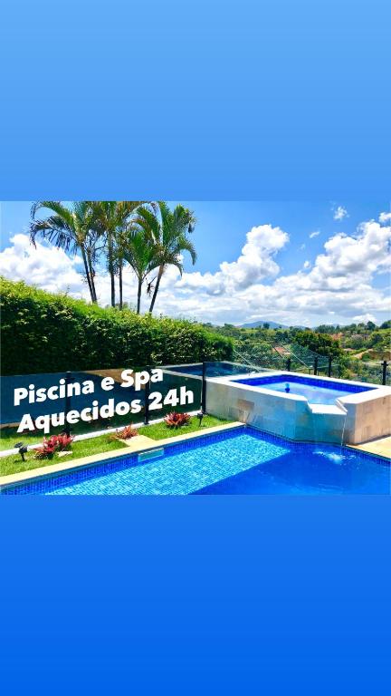 CHACARA EM COND FECHADO WI FI AR CONDICIONADO PISCINA e SPA AQUECIDOS