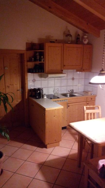 Kuchyň nebo kuchyňský kout v ubytování Ferienwohnung Elisabeth
