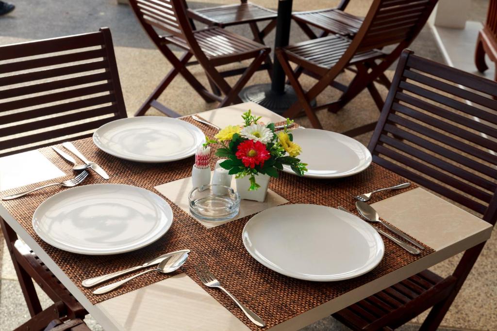 Restaurace v ubytování Impress Resort
