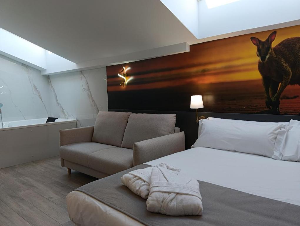 Zona d'estar a Hotel Welcome Teruel